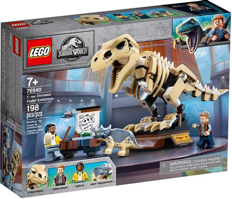 Lego Jurassic World 76940 Pas Cher Lexposition Du Fossile Du T Rex