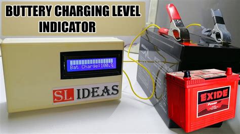 Battery Charging Level Indicator With Lcd Display Arduino Without Power