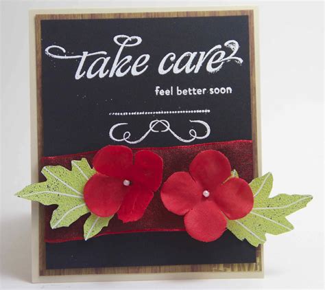 Homemade Cards By Erin Take Care Feel Better Soon