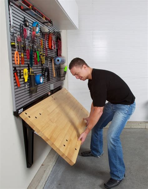 Woodwork Folding Workbench Garage Pdf Plans