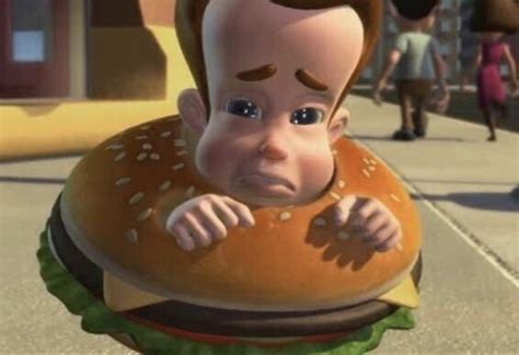 Jimmy Neutron Crying In A Hamburger Custome Rnotinteresting
