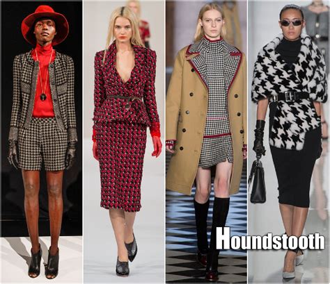 Fall 2013 Fashion Week Trends Houndstooth Sydne Style