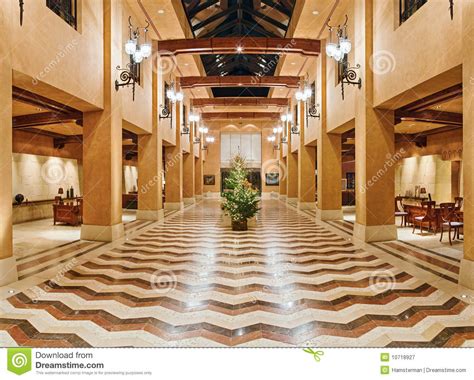 Huge Hall Interior In Golden Colors Stock Image Image Of Column