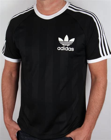 Adidas Retro T Shirt Blacktee 3 Stripes Old Skooloriginal