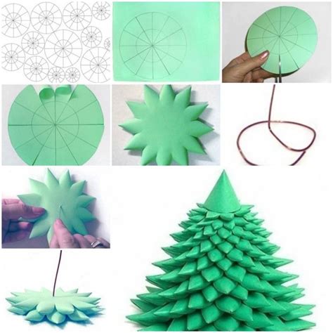 How do i draw a christmas tree? How to make 3D Christmas Tree step by step DIY tutorial instructions thumb - How To Instructions