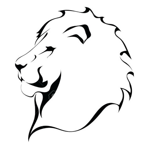 Lion Outline Drawing Free Download On Clipartmag