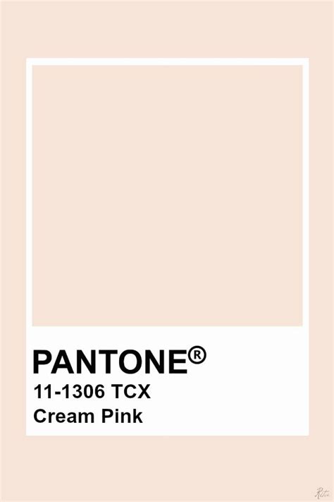 Pantone Cream Pink Paleta Pantone Pantone Tcx Pantone Palette The