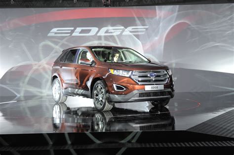 Ford Edge Makes Its European Debut At The Paris Motor Show Live Photos