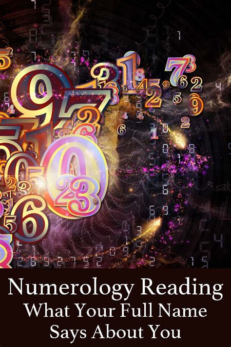 Numerology Reading What Your Full Name Says About You