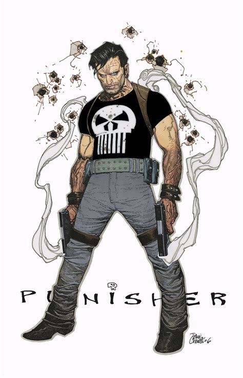 Character Design References Travis Charest Punisher Art Punisher
