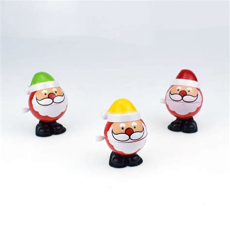 1 Pc Funny Childrens Vintage Wind Up Toys Christmas Mini Santa Claus