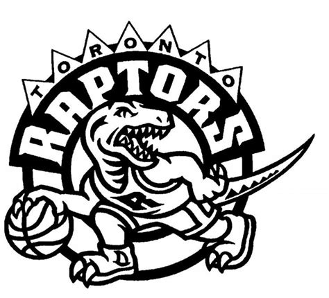 Toronto Raptors Logo Coloring Pages Coloring Pages