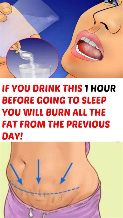 If You Drink This 1 Hour Before Bed You Will Burn Fat