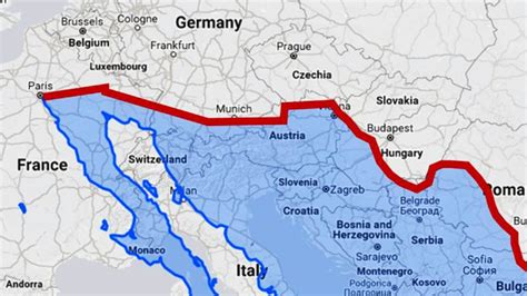 Us Mexico Border Wall Would Divide Europe In Half Big Think