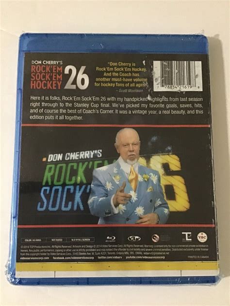 Don Cherry Rock Em Sock Em Hockey 26 Blu Ray Disc 2014 Canadian 778854216198 Ebay