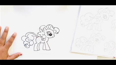 How To Draw My Little Pony Pinkie Pie Step By Step Youtube