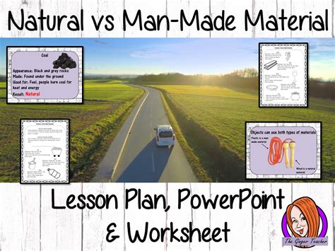 Natural Vs Man Made Materials Complete Steam Lesson Teaching Resources