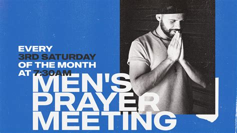 Mens Prayer Meeting Sermon Series Designs