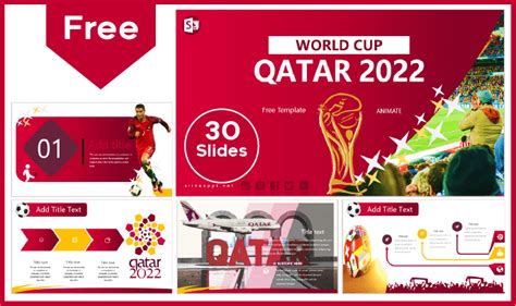 Qatar World Cup 2022 Animated Template Powerpoint Templates And