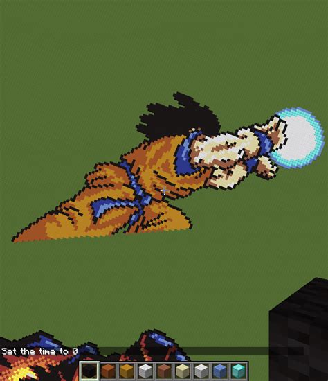 Goku Minecraft Pixel Art By Rest In Pixels On Deviantart