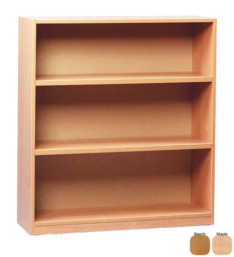 Monarch Open Bookcase With 1 Fixed And 2 Adjustable Shelves 1000mm High