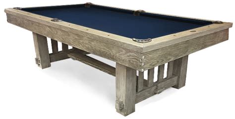 Cornwall Barnwood 8 Foot Rustic Industrial Looking Pool Table