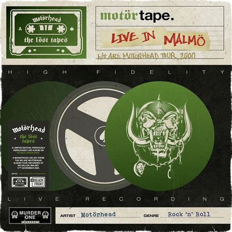 the lost tapes vol 3 live in malmö 2000 motörhead lp emp
