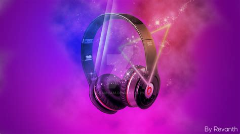 Cool Abstract Beats Headphones Design Photoshop By Diggamcam On