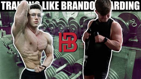 Training Like Brandon Harding For A Week Hardbody App Youtube