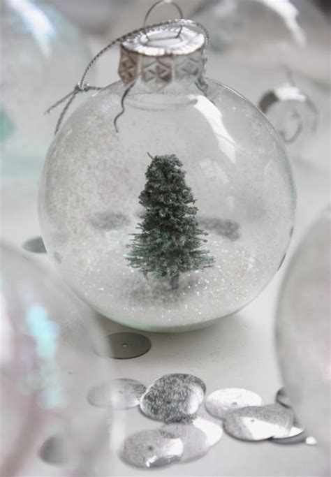 Diy Snow Globe Christmas Ornament Shelterness