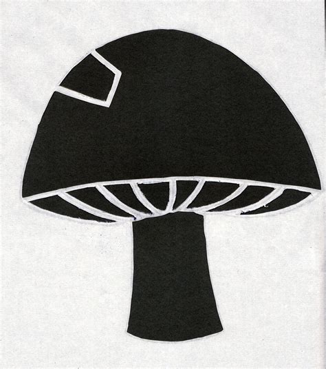 Mushroom Stencil By Seethingknight On Deviantart