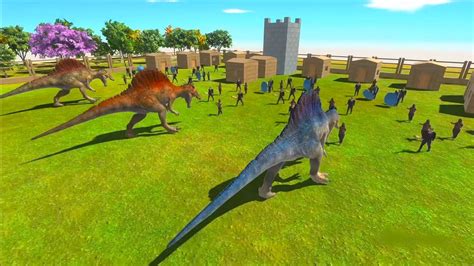 Spinosaurus Remastered Rampage Animal Revolt Battle Simulator Youtube