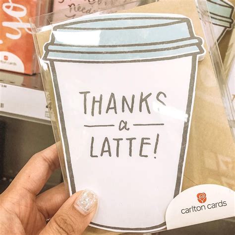 Although greeting cards are usually given on special occasions such as birthdays, christmas or other holidays, such as halloween. Target "Thanks a latte" greeting card | Thanks a latte ...