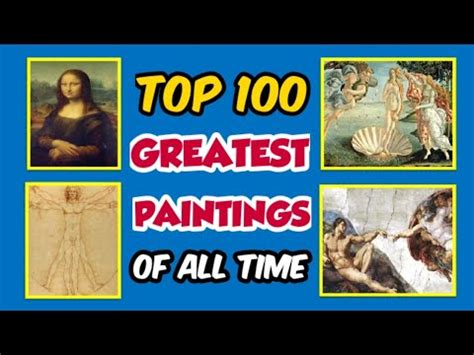Best Paintings All Time Paintings Famous Most Ever List Poplar