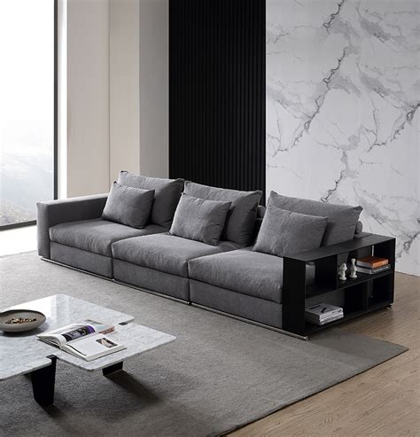 Homcom sofá moderno de 3 plazas de 78 pulgadas de grosor acolchado cómodo sofá con 2 almohadas, tapicería de tela de pana, patas de madera de pino y brazos redondeados para sala de estar, marrón: Muebles Italianos De Diseño Moderno Para Sala De Estar Sofá Seccional De Tela De 3 Plazas Con ...