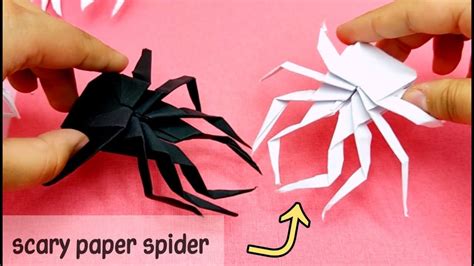 Paper Spider Diy Paper Spider Tutorial How To Make A Paper Spider