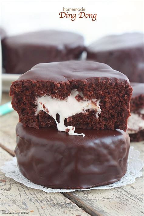 Rich Chocolate Cake Stuffed With A Gooey Marshmallow Filling These