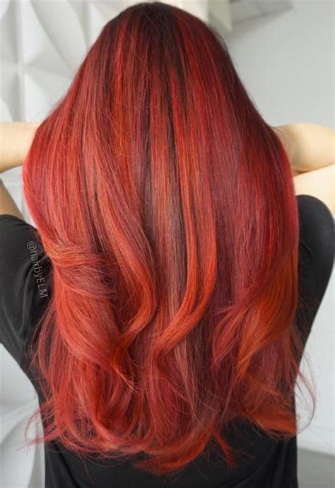 63 Hot Red Hair Color Shades To Dye For Red Hair Color Shades Red Hair Color Dyed Red Hair