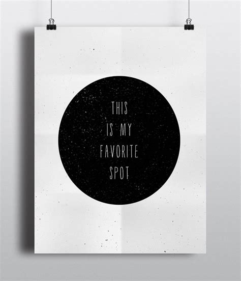 This Is My Favorite Spot Printable Poster Digital Art Etsy