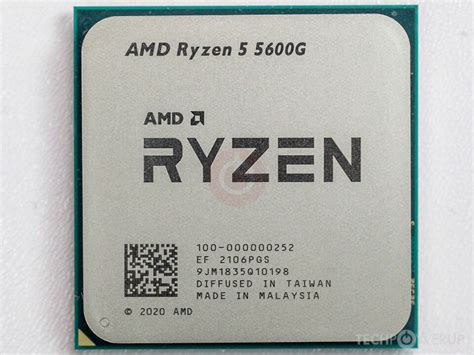 Amd Ryzen 5 5600g Specs Techpowerup Cpu Database