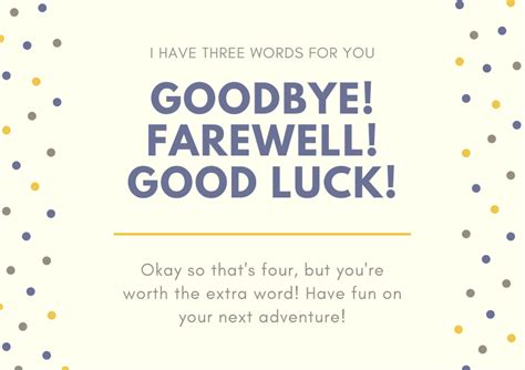 75 Unforgettable Goodbye And Good Luck Messages And Quotes