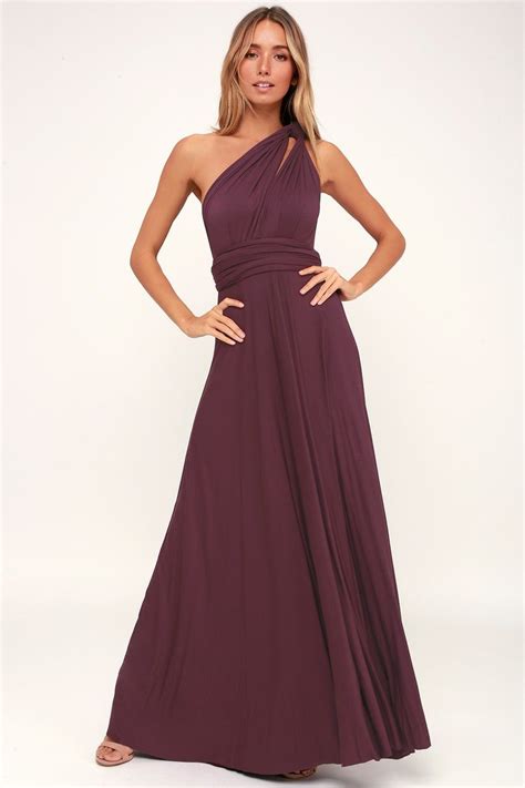 Tricks Of The Trade Plum Purple Maxi Dress Infinity Dress Ways To