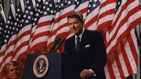 President Reagan And The American Flag 1982 The American Yawp Reader