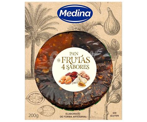 Aperitivos Medina Pan De Frutas 4 Sabores 200 G