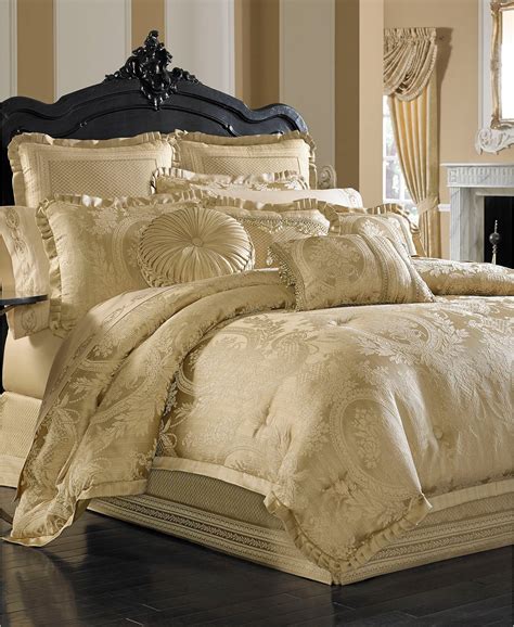 Buy all your bedding needs online and pickup at your local at home. J Queen New York Napoleon Gold 4 Piece Bedding Comforter ...