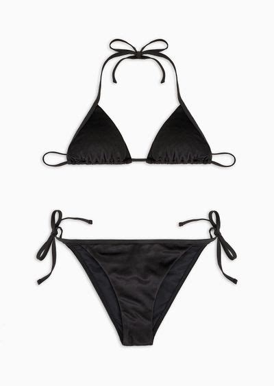 Velvet Triangle Bikini EMPORIO ARMANI Woman