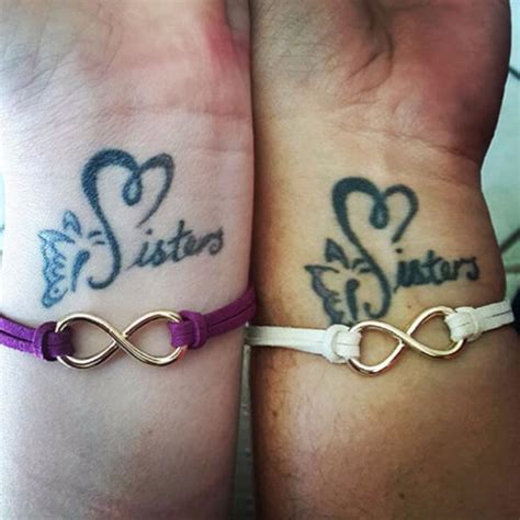 69 Sister Tattoos To Show That Special Bond Between Two Siblings