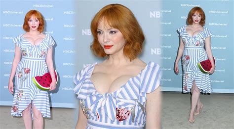 Christina Hendricks Nbc Universals Upfront Presentation In New York Hot Celebs Home