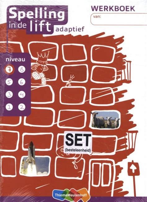 Spelling in de lift adaptief (set van 5), Thiememeulenhoff BV | Boek