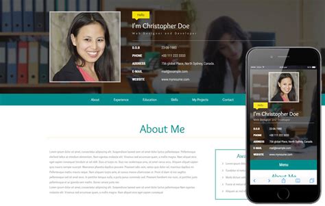 You can find our terms of use here. 24 Free Bootstrap HTML Resume Website Templates 2020 ...